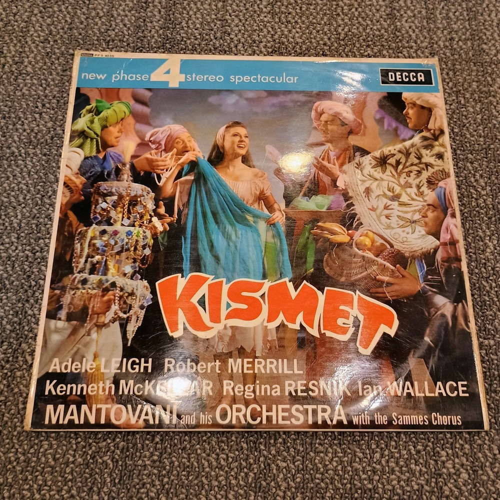 Mantovani Kismet Vinyl LP Decca Phase 4 Stereo PFS 4035 Adele Leigh Robert
